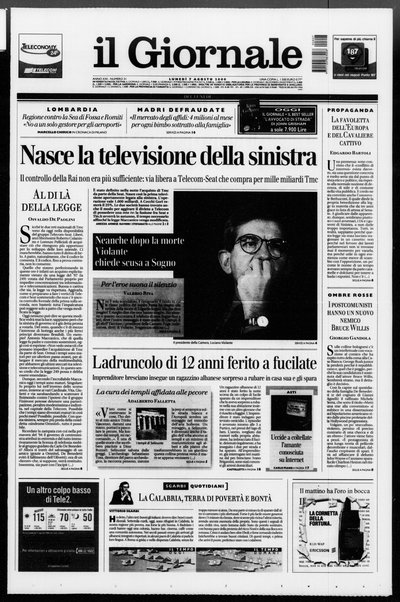 Il giornale del lunedi